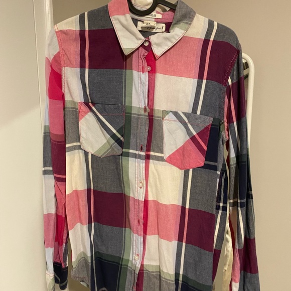 H&M plaid shirt, Medium - Picture 1 of 4